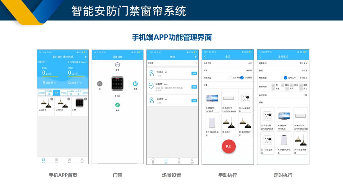 校園智能安防門禁系統(tǒng)手機(jī)界面